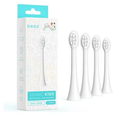 Productafbeelding van Ordo Sonic Kids vervangkoppen, set van 4 (44917 Ordo Sonic Kids borstel)