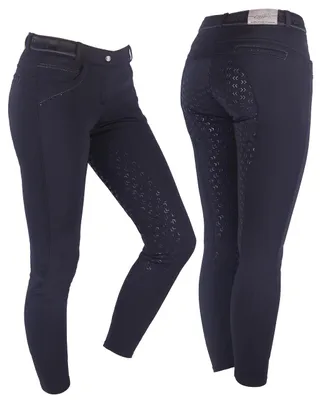 Produktbild von QHP Reithose softshell Alexa vollbesatz Schwarz, Größe:36