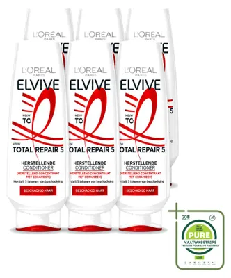 Produktbild von 6 x L’Oréal Paris Elvive Total Repair 5 Conditioner - 200 ml - Großpackung - 6 Stücke