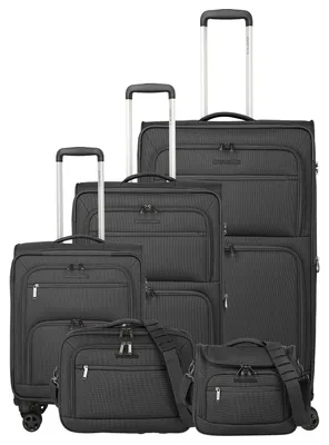 Produktbild von Travelite Cubis - 4-Rollen-Trolley Set 5tlg. (anthracite)