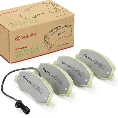 Image de Jeu de plaquettes de frein BREMBO arrière pour fourgon OPEL Movano B (X62) P 68 061G