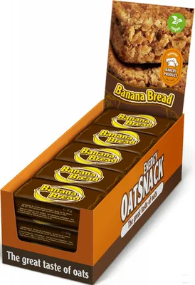 Produktbild von Energy OatSnack Banana Bread (15x70g) Banana - Riegel - Energie-Riegel