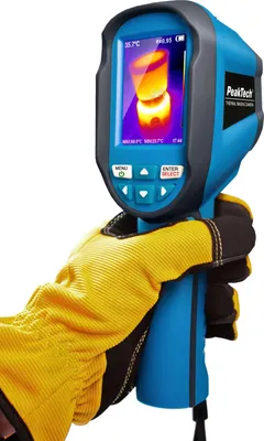 Zdjęcie produktu dla Kamera termowizyjna IR PeakTech P5610 220x160px -20°C - 400°C z oprogramowaniem