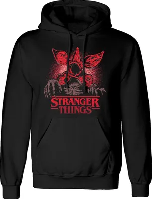 Produktbild von Stranger Things Kapuzenpullover Herren Pixel Demogorgon schwarz S