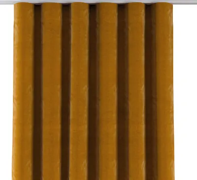 Produktbild von Dekoria Wellenvorhang, honiggelb, 54 x 100 cm