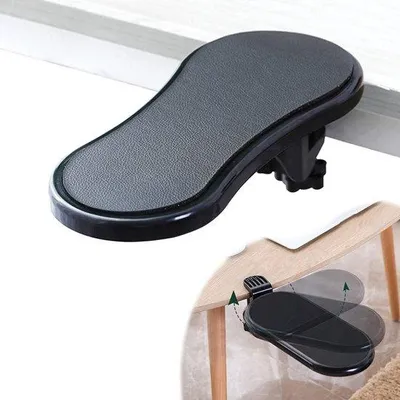 Obrázok produktu pre Ergonomická opierka na ruky k počítaču, čierne kancelárske príslušenstvo