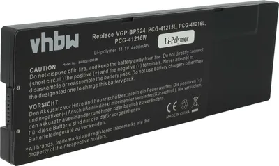 Produktbild von vhbw Akku kompatibel mit Sony Vaio SVS1511S3C, SVS1511Q9E, SVS1511AJ, SVS1511S2C, SVS1511S1C Notebook (4400 mAh, 11,1 V, Li-Ion) - Infochip