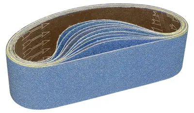 Schleifband 100x915 mm, Zirkonkorund, 8 Stück, Körnung 40-120
