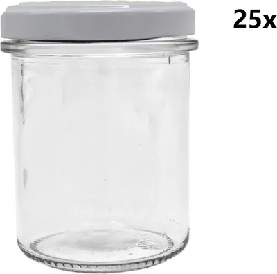 Obrázok produktu pre Varné sklo 200 ml TWIST STURZ / ROVNÁ číra 25 ks VČETNE BIELEHO LIPU, počet kusov v balení: 25