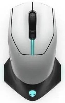 Obrázek produktu pro Alienware AW610M, Pro praváky, Optický, RF Wireless + USB Type-A, 16000 DPI, 1 ms, Černá, Šedá