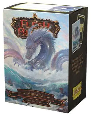 Produktbild von Dragon Shield „Flesh and Blood“ – Standard-Kartenhüllen mit Lizenzmotiv – Miragai (100 Hüllen)