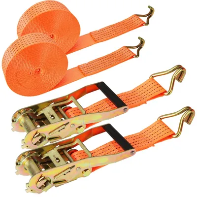Imagen del producto de Juego de 2 correas de sujeción ajustables para cargas pesadas