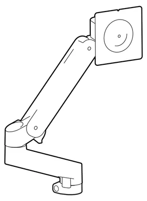 Obrázok produktu pre Ergotron LX Pro, 75 x 75 mm, 100 x 100 mm, Biela