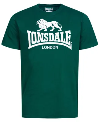 Productafbeelding van Lonsdale Logo T-shirt met korte mouwen, groen, heren, maat M, kleur groen