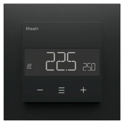 Immagine prodotto di Heatit Z-TRM6 Termostato Z-Wave nero opaco