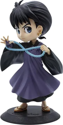 Imagen del producto de Figura Miroku Con Collar Inuyasha Q Posket B 14 cms