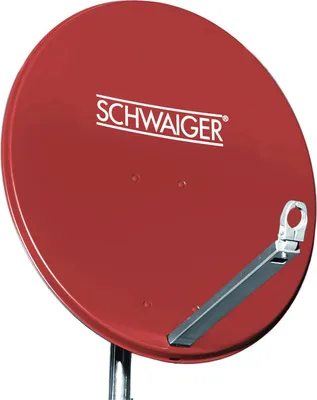 Produktbild von Schwaiger SPI800, 10,7 - 12,75 GHz, 38,5 dBi, Rot, Aluminium, Stahl, 75 cm, 745 mm