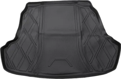 Produktbild von Flache Cargo-Liner Heckkofferraummatte Kofferraumgepäckstiefelmatte Diamantmuster für Hyundai Sonata 2015-2019 rutschfest