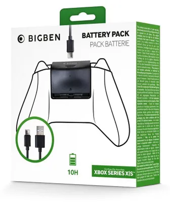 Image de Pack de batteries BigBen pour contrôleur XB avec câble de chargement de 3 m