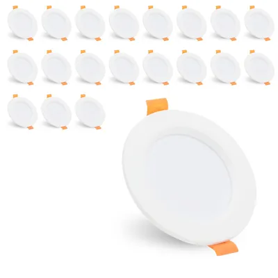 Produktbild von EINFEBEN 20X LED Einbaustrahler Spot Kaltweiß 5W Set Einbauleuchte Deckenleuchte Strahler