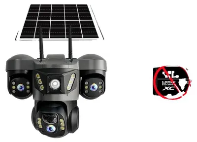 Obrázek produktu pro Venkovní kamera, noční vidění, upozornění na pohyb, Wi-Fi, bezpečnostní kamera, bez karty