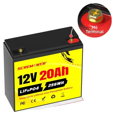Obrázok produktu pre LiFePO4 batéria, dlhá životnosť, široká kompatibilita, 12V 20Ah, 1 kus