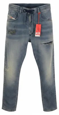 Produktbild von Diesel 2032 D-krooley-b 068pl Jogg Men Jeansblue Faded Distress Rrp325 - W32