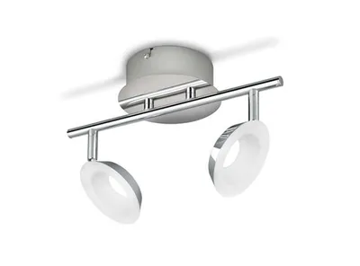 Produktbild von Philips myLiving Spot, Schienenlichtschranke, Nicht austauschbare(s) Leuchtmittel, 2 Glühbirne(n), LED, 880 lm, Chrom