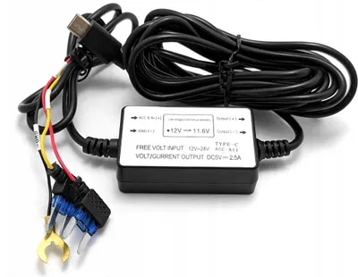 Produktbild von Auto-Konverter-KIT 12/24 V 5 V 2,5 A USB-C