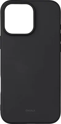 Zdjęcie produktu dla Onsala 664236, Pokrowiec, Apple, iPhone 16 Pro Max, 17,5 cm (6.9"), Czarny