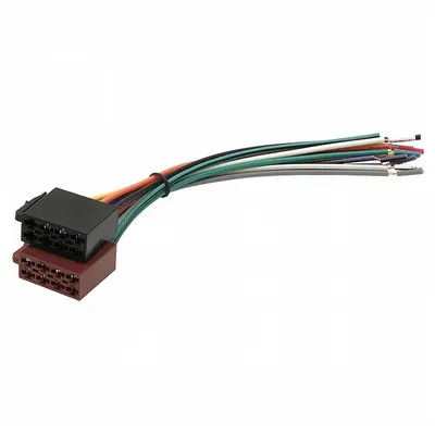 Produktbild von P04 Auto Radio Anschluss Adapter Kabel DIN auf ISO – Universal Strom & Lautsprecher Kabel, 16 cm