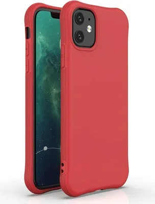 Produktbild von starfix Silikon-Hülle Color Case für Apple iPhone 11 rot