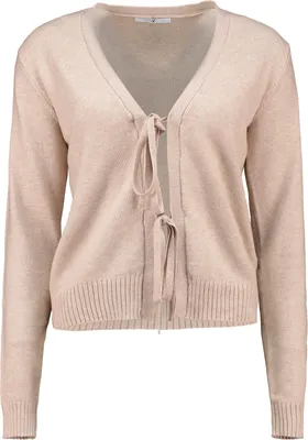 Produktbild von HaILYS Feinstrick Cardigan mit Bindebändern Größe: XXL