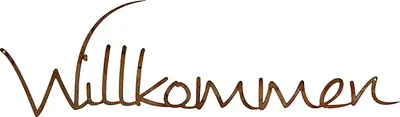 Produktbild von Rostikal Willkommen Deko Schriftzug 35 x 9 cm Edelrost Deko für Türkranz Hängedeko Vintage Deko