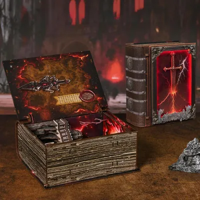 Obrázek produktu pro Sword of Fire – DIY Book Nook Minicity | miniaturní domeček 3D puzzle s LED osvětlením