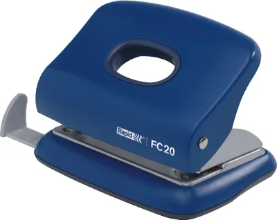 Produktbild von Bürolocher FC20 20 Blatt Stanzleistung blau Packung mit 20 Stück