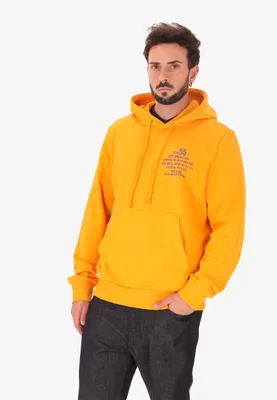 Produktbild von Diesel Herren Hoodie, Gelb, aus Baumwolle und Polyester, mit Kapuze und Print