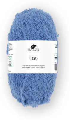 Produktbild von Pro Lana LEA Babyplüsch Garn 25 g Ultraweiches Garn für Baby & Kuschelprojekte 90m Farbe 055 - azur