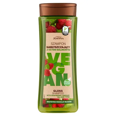 Produktbild von Joanna Veganes Himbeeressig-Glanzshampoo