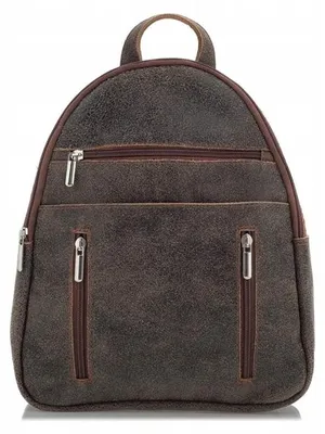 Produktbild von Belveder BV10 Beiger Wildleder Leder Rucksack Damen