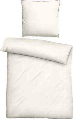 Produktbild von biberna Pique Bettwäsche 0290500 UNI color: natur, size: 1x 155x200 cm + 1x 80x80 cm
