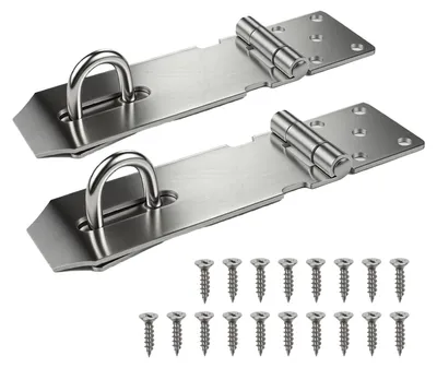 Productafbeelding van 2 Stuks Hangslot van Roestvrij Staal, 4 Inch Beveiligingsslot