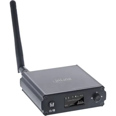 Image de InLine® Récepteur HiFi Bluetooth 5.1 & USB DAC, avec LCD