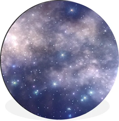 Produktbild von MuchoWow® - Mauerkreis - Wandbilder - Runde Bild - Bild aus Aluminium - Schlafzimmer - Wohnzimmerdekoration - Wand Dekoration