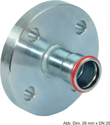 Produktbild von Geberit 23744 Mapress C-Stahl Flansch PN 6
