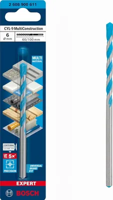Produktbild von Bosch CYL-9 Mehrzweckbohrer Ø 6 mm  EXPERT MultiContruction