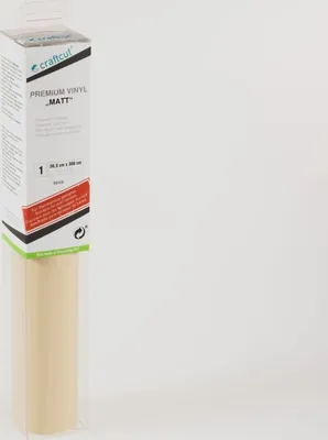 Produktbild von craftcut M03 Plotterfolie matt BEIGE 30,5 x 300 cm
