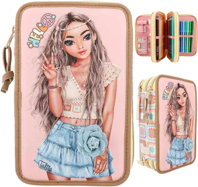 Image de Depesche Vertrieb GmbH & Co. TOPModel trousse à crayons 3 compartiments 0 0 STK