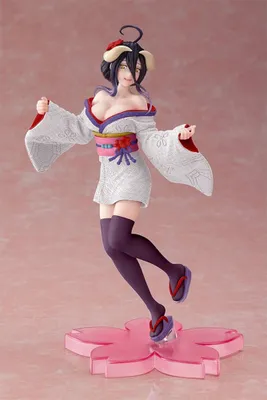 Image de Taito Pvc Coreful Statue Overlord Albedo Sakura Kimono Figure New!!