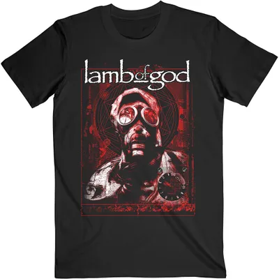 Produktbild von Lamb Of God Gas Masks Waves Black L T-Shirt